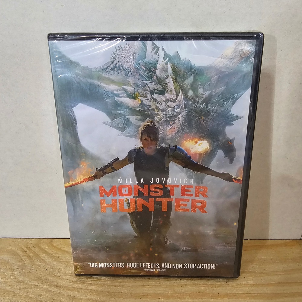 Monster Hunter DVD Milla Jovovich Tony Jaa Sony Pictures 55792 New Sealed